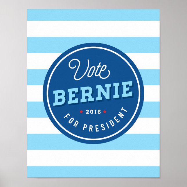 Retro Bernie Poster (Vorne)