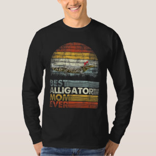 Retro Best Alligator Mama je Tier T-Shirt