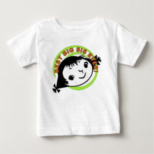 Retro Best Big Sister Ever Baby T-shirt
