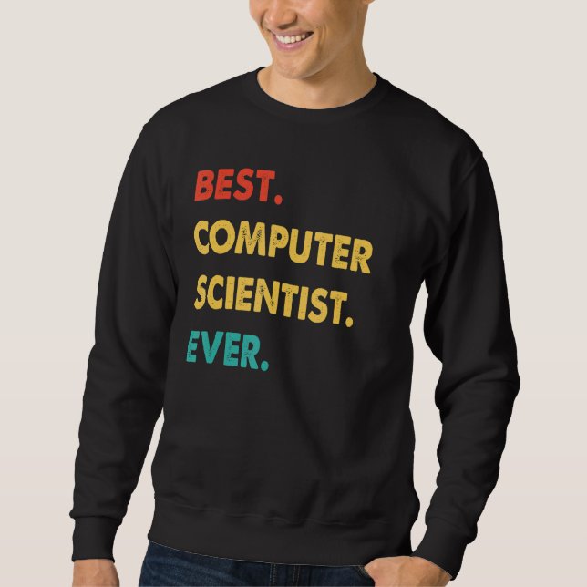 Retro Best Computer Scientists aller Zeiten Sweatshirt (Vorderseite)