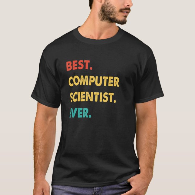 Retro Best Computer Scientists aller Zeiten T-Shirt (Vorderseite)