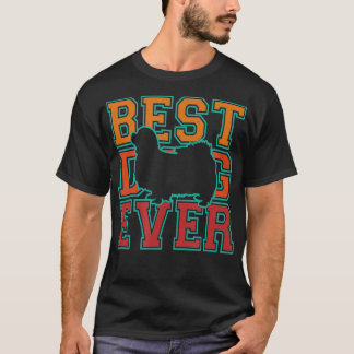 Retro Best Dog je tibetisch Spaniel Lover Theme De T-Shirt