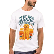 Retro Bester Hund Opa Aller Golden Retriever T-Shi
