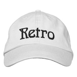 Retro. Bestickte Baseballkappe