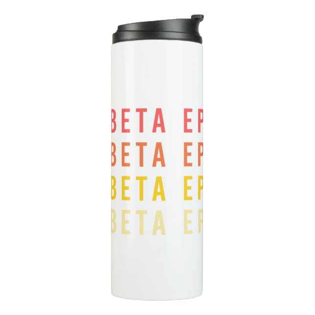 retro bex Reise-Tasse! Thermosbecher (Nach links gedreht)