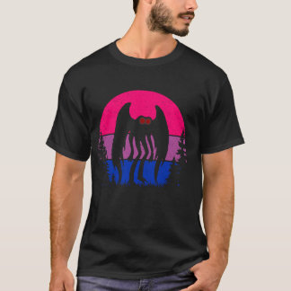 Retro Bi Mothman Bisexual Prix Point angenehmer Sc T-Shirt