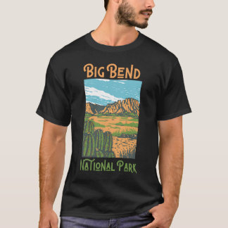 Retro Big Bend Nationalpark Vintag Texas T-Shirt