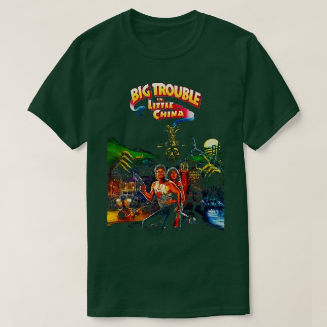 Retro Big Trouble T-Shirt (Design vorne)
