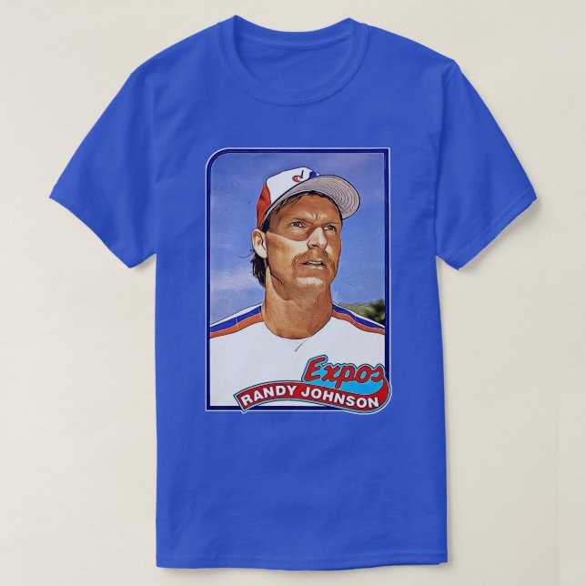 Retro Big Unit Baseball Rookie d T-Shirt (Design vorne)