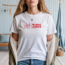 Retro bike Girl Irony red
