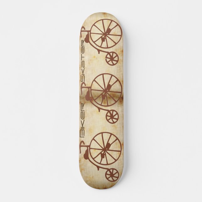 Retro Bike Skateboard (Vorne)