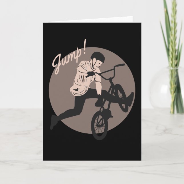 Retro Biker Design - Sprung Karte (Vorderseite)