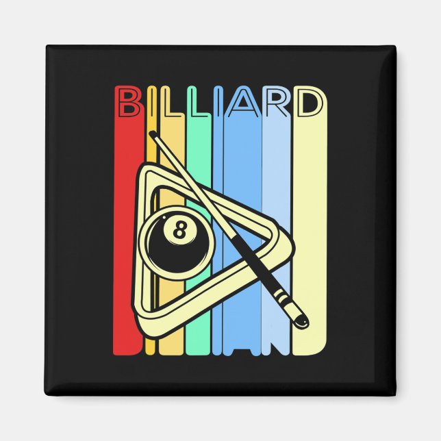 Retro Billiard Magnet (Vorne)