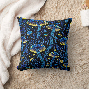 Retro Biolumineszenz Muster Kissen Kissen