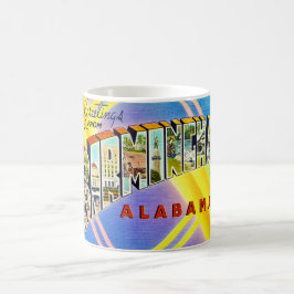 Retro Birmingham AL Postcard Tasse