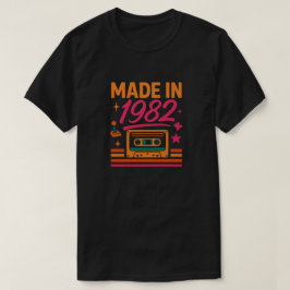 Retro Birthday Made in 1982 Shirt