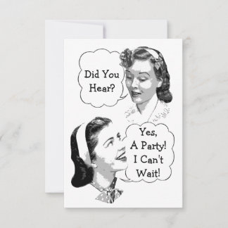 Retro Birthday Party V2 Einladung