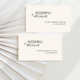 Retro Black Checkered Old Money Hochzeitswebsite Begleitkarte