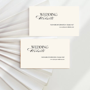 Retro Black Checkered Old Money Hochzeitswebsite Begleitkarte