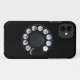 Retro Black Rotary Phone Case-Mate iPhone Hülle (Rückseite (Horizontal))
