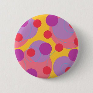 Retro BlackBerry-Spaß-sprudelnde Punkt-bunter Button