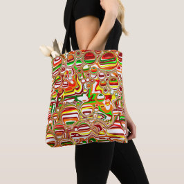 Retro-Blasen Digitale Kunst Tasche