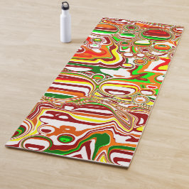 Retro-Blasen Digitale Kunst Yogamatte