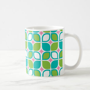 Retro Blätter-Kaffee-Tasse Kaffeetasse