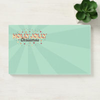 Retro-blauer Blitz-Farbtext „Holly Jolly Christmas