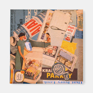Retro-blauer Kollagenmagnet Magnet
