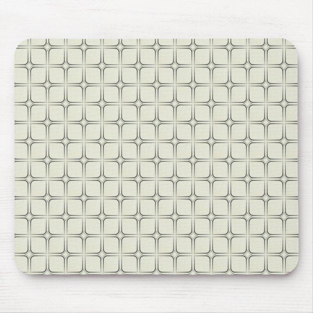 Retro Bliss Mousepad, Elfenbein Mousepad (Vorne)