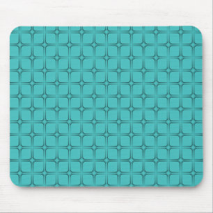 Retro Bliss Mousepad, Türkis Mousepad