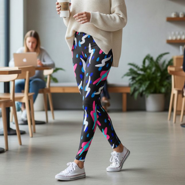 Retro-Blitze-Leggings Leggings (Von Creator hochgeladen)