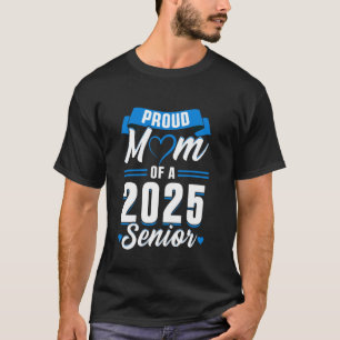 Retro Blue Class of 2025 Senior Abschluss Funny S T-Shirt