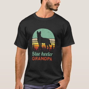 Retro Blue Heeler Opa Australian Cattle Dog Gr T-Shirt