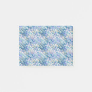 Retro Blue Lila Raindrop Muster Post-it Klebezettel