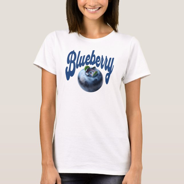 Retro Blueberry Burst Charm T-Shirt (Vorderseite)