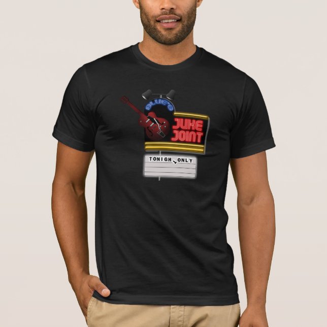 Retro Blues Juke Gelenk T-Shirt (Vorderseite)