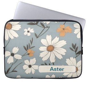 Retro-Blume 1 Laptop-Hülle Laptopschutzhülle