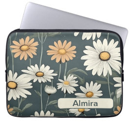 Retro-Blume 5 Notebook-Hülle Laptopschutzhülle
