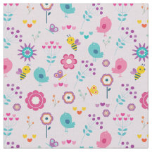 Retro-Blume Birnen und Bienen im rosa Hintergrund