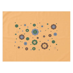 Retro Blume Gelbe Tablette Tischdecke