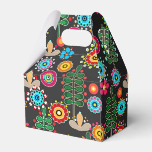 Retro, Blume Geschenkschachtel