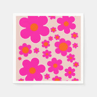 Retro Blume Markt Florenz Abstrakt Rosa Blüte