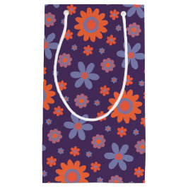 Retro Blume Niedlich Fun 70er Hippie Daisy Muster Kleine Geschenktüte