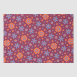 Retro Blume Niedlich Fun 70er Hippie Daisy Muster Seidenpapier