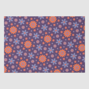 Retro Blume Niedlich Fun 70er Hippie Daisy Muster Seidenpapier