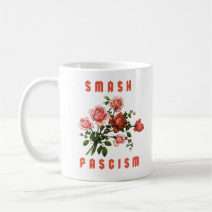 Retro-Blume - Schmutz des Faschismus Kaffeetasse