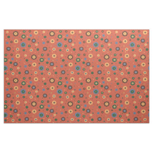 Retro-Blume Stoff