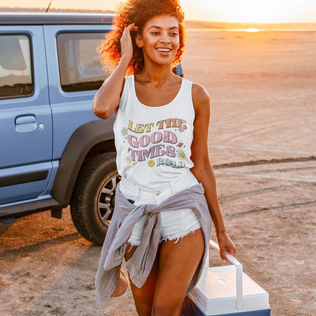 Retro Blume T - Shirt des Mitteljahrhunderts (Von Creator hochgeladen)